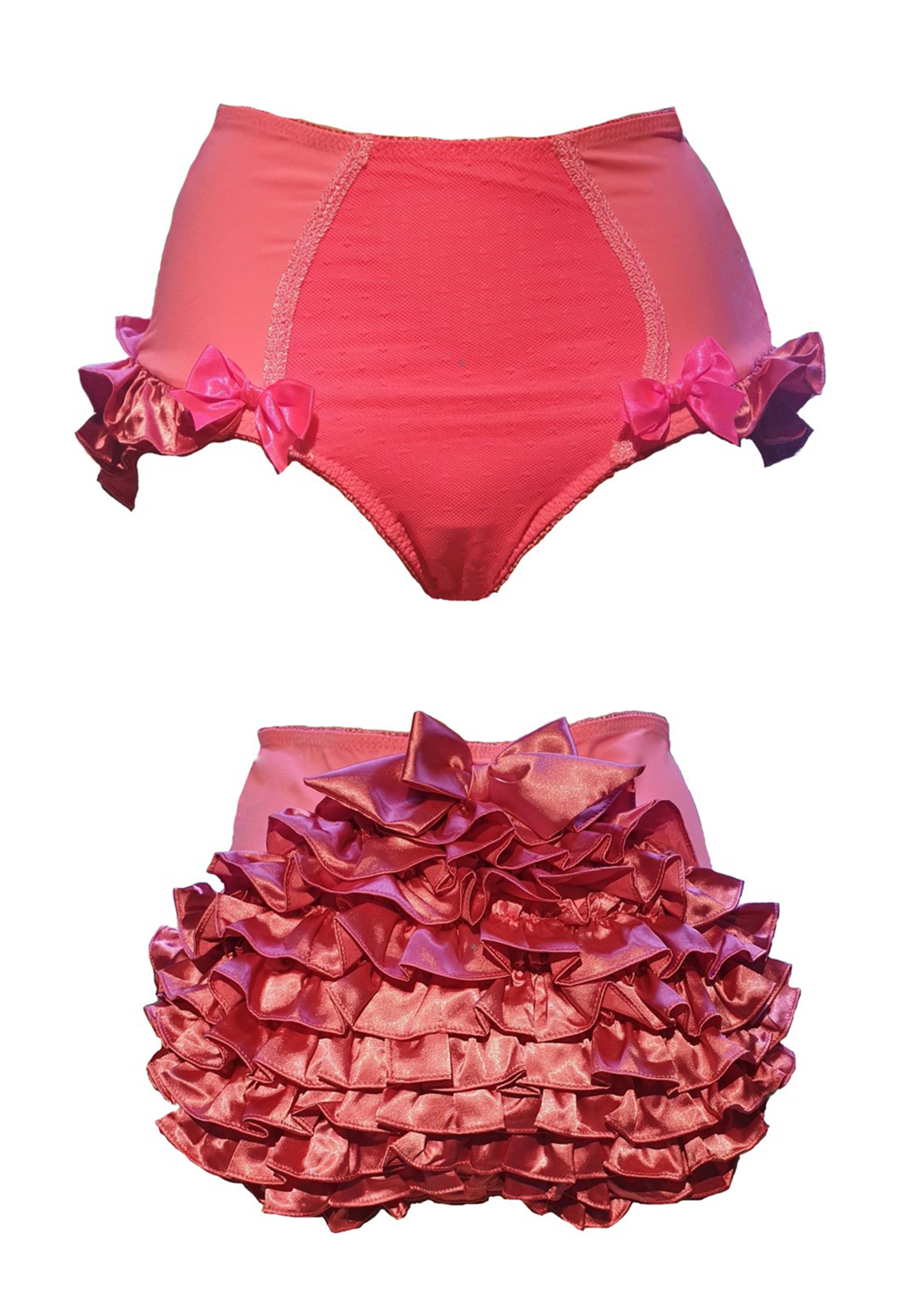 Pink Parade frilly knickers — Buttress & Snatch